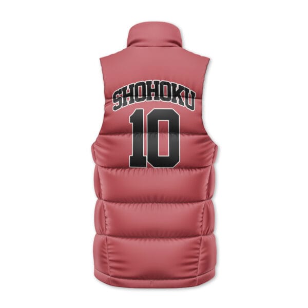 Hanamichi Sakuragi Slam Dunk Sleeveless Down Jacket