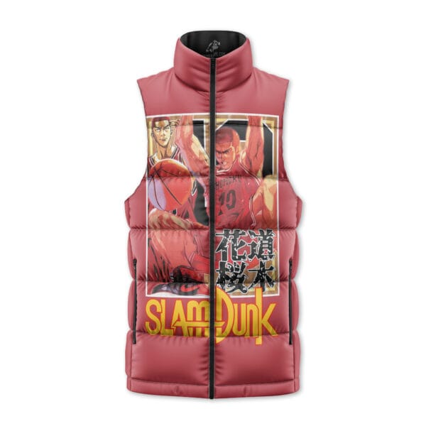 Hanamichi Sakuragi Slam Dunk Sleeveless Down Jacket