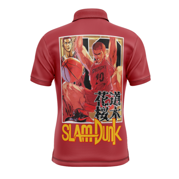 Hanamichi Sakuragi Slam Dunk Polo Goft Shirt