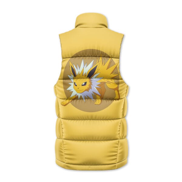 Jolteon Eeveelution Pokemon Sleeveless Down Jacket