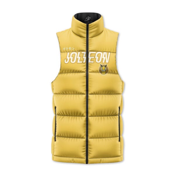 Jolteon Eeveelution Pokemon Sleeveless Down Jacket