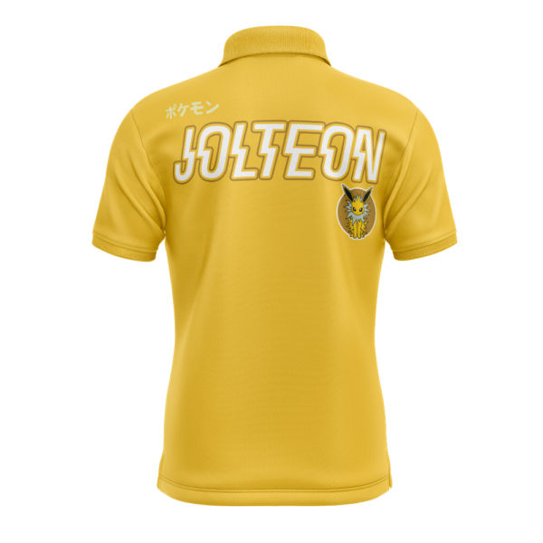 Jolteon Eeveelution Pokemon Polo Goft Shirt