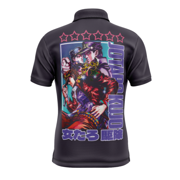 Anime Jotaro Kujo Jojos Bizarre Adventure Polo Goft Shirt Anime