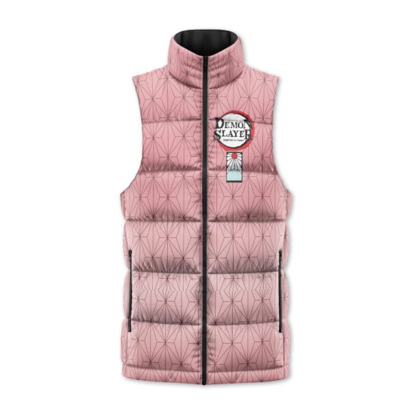 Kamado Nezuko Haori Demon Slayer Sleeveless Down Jacket