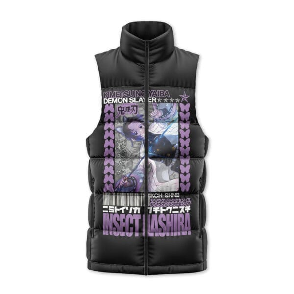 Kochou Shinobu Demon Slayer Sleeveless Down Jacket