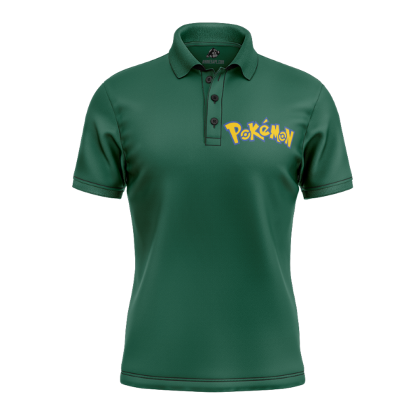 Leafeon Pokemon Polo Goft Shirt