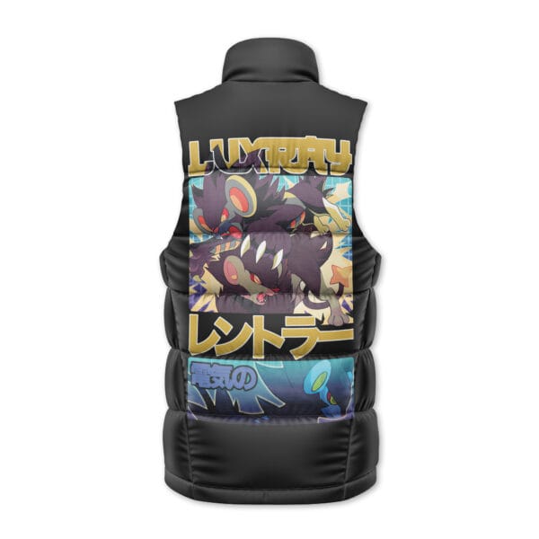 Luxray Pokemon Sleeveless Down Jacket 2