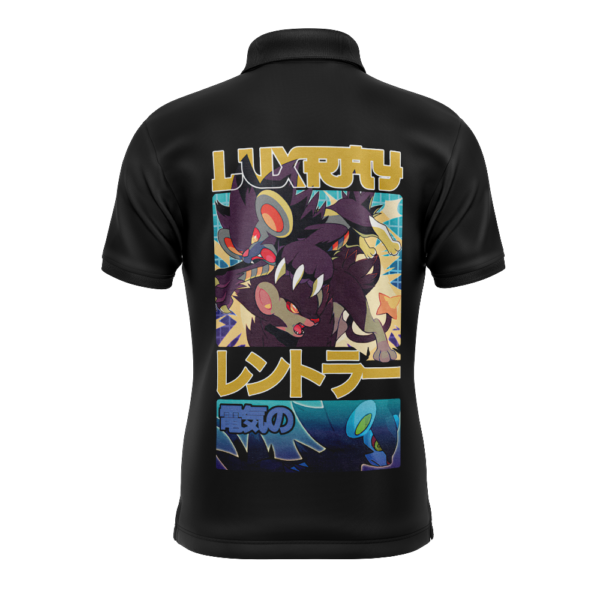 Luxray Pokemon Polo Goft Shirt 2