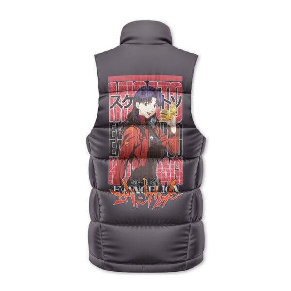 Misato Katsuragi Neon Genesis Evangelion Sleeveless Down Jacket