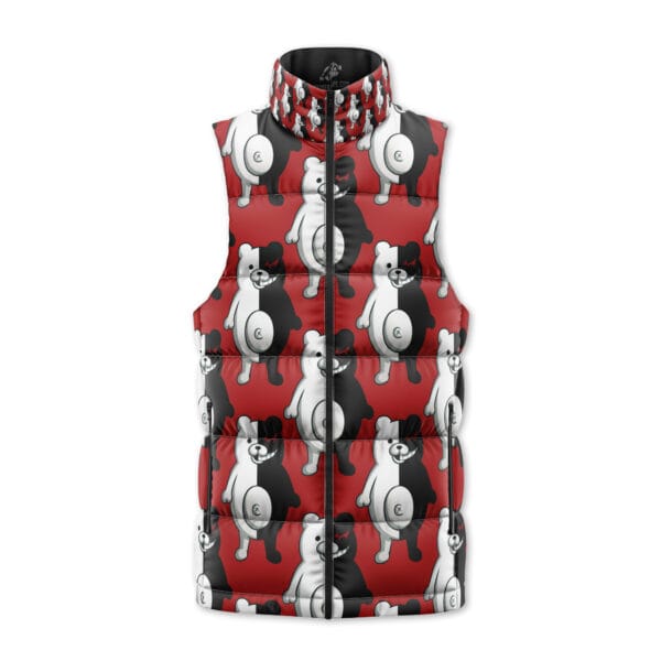 Monokuma Danganronpa Sleeveless Down Jacket