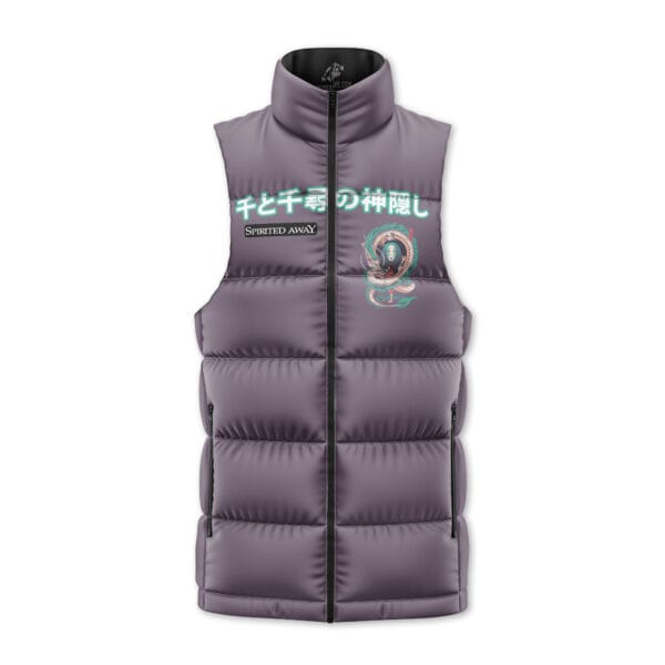 Mythical Spirited Away Studio Ghibli Sleeveless Down Jacket