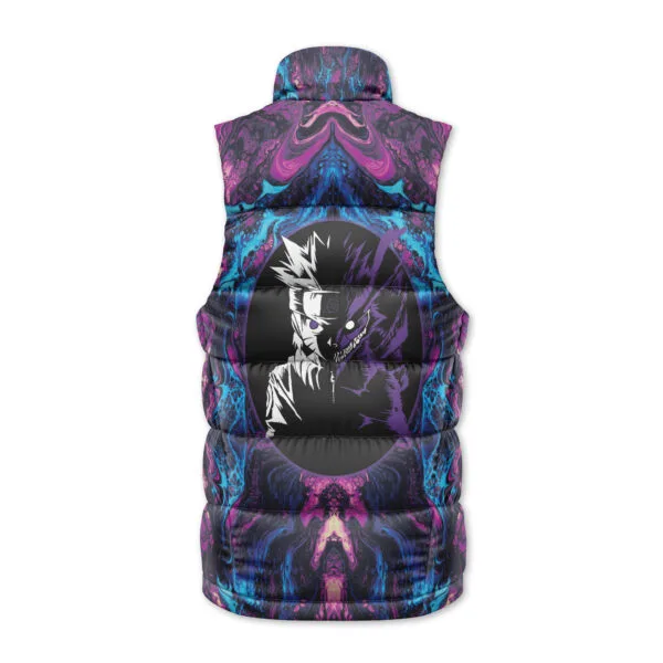 Anime Naruto Awakened Beast Naruto Shippuden Sleeveless Down Jacket