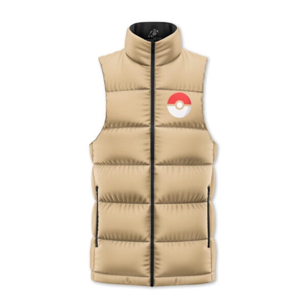 Ninetales Pokemon Sleeveless Down Jacket