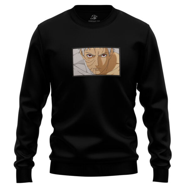 Anime Obito Zetsu Reveal Face Naruto Shippuden Embroidered Sweatshirt