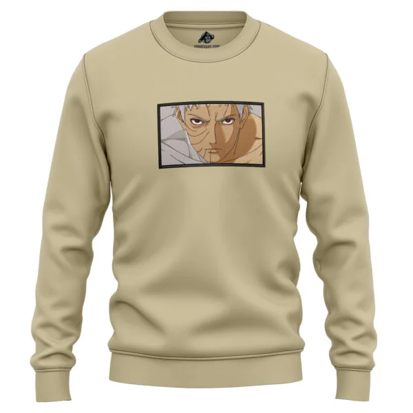 Anime Obito Zetsu Reveal Face Naruto Shippuden Embroidered Sweatshirt