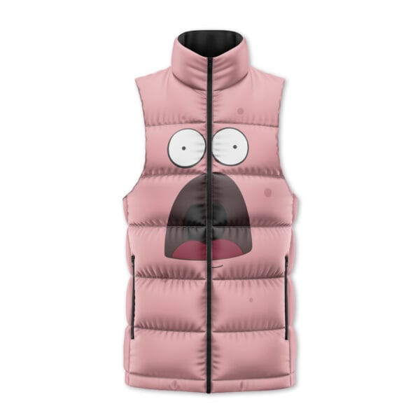 Patrick Star Spongebob Squarepants Sleeveless Down Jacket