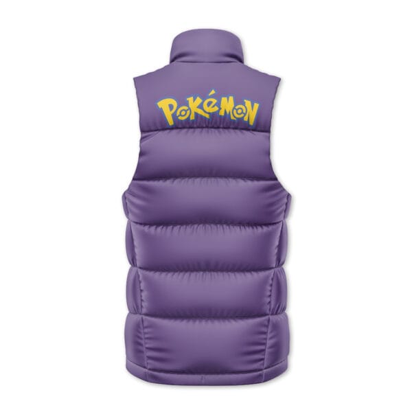 Plusle And Minun Pokemon Sleeveless Down Jacket