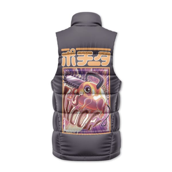 Pochita Chainsaw Man Sleeveless Down Jacket