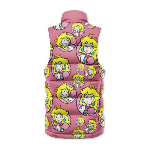 Princess Peach Super Mario Sleeveless Down Jacket