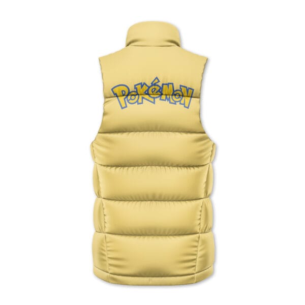 Psyduck Pokemon Sleeveless Down Jacket