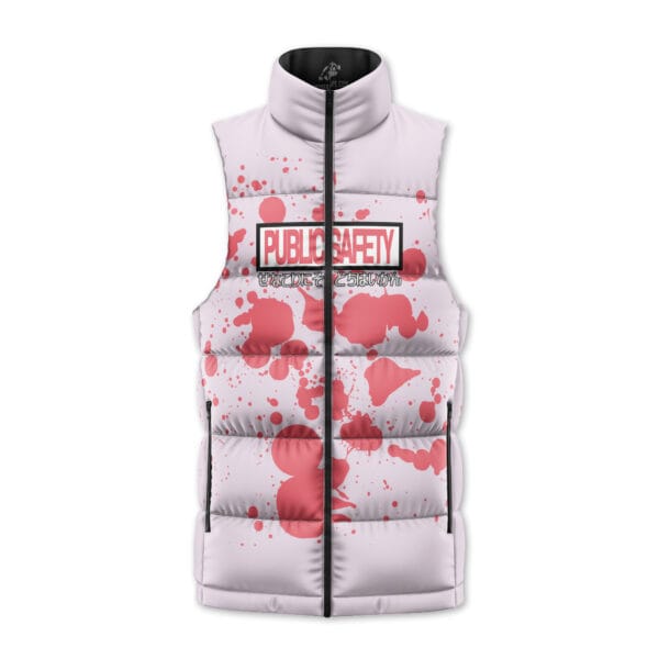 Public Safety Chainsaw Man Sleeveless Down Jacket