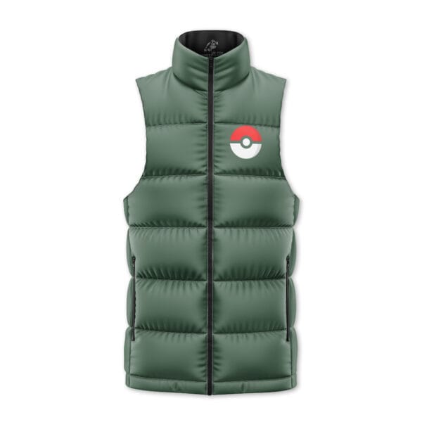 Rayquaza Pokemon Sleeveless Down Jacket 2