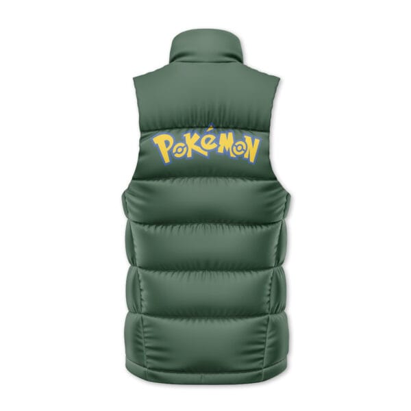 Rayquaza Pokemon Sleeveless Down Jacket