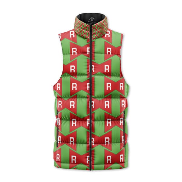 Red Ribbon Army Dragon Ball Sleeveless Down Jacket