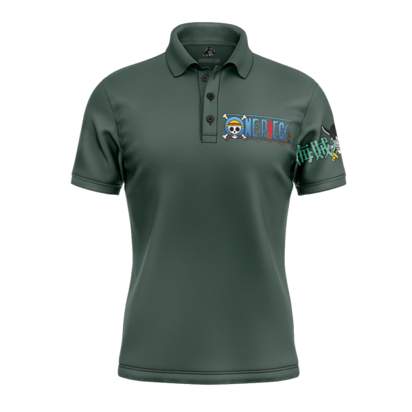 Roronoa Zoro One Piece Polo Goft Shirt 2