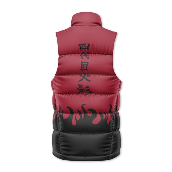 Minato Namikaze Fourth Hokage Haori Sleeveless Down Jacket