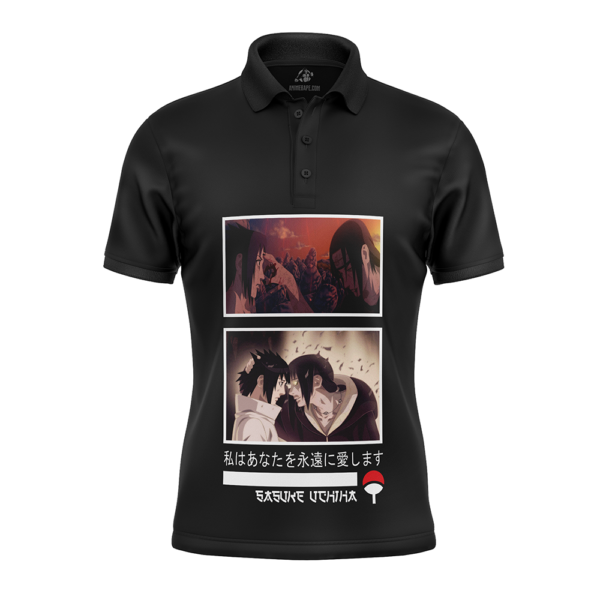 Sasuke Uchiha And Itachi Uchiha Polo Goft Shirt