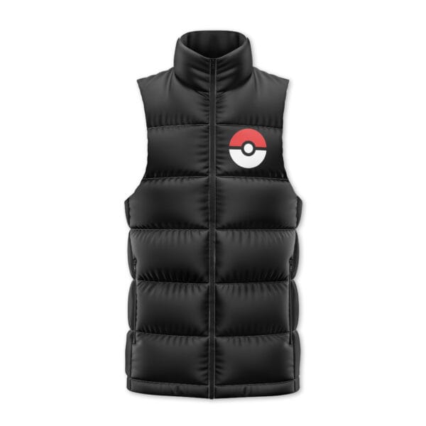 Scizor Pokemon Sleeveless Down Jacket 2