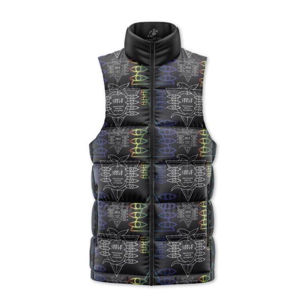 Seele Neon Genesis Evangelion Sleeveless Down Jacket