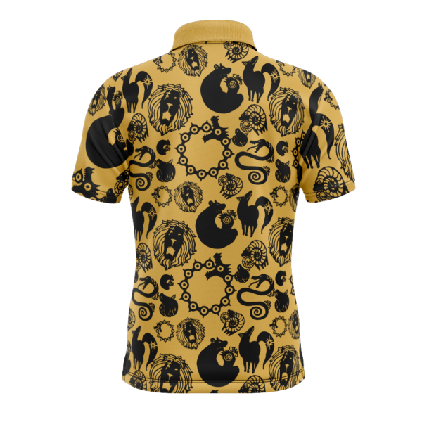 Seven Deadly Sins Tattoos Seven Deadly Sins Polo Goft Shirt