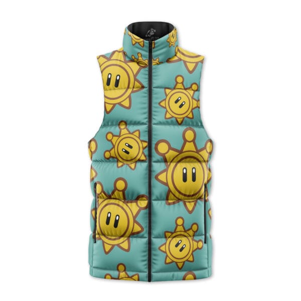 Shine Sprite Super Mario Sunshine Sleeveless Down Jacket