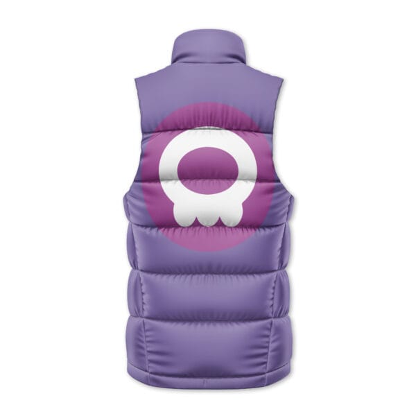 Sludge Waves Pokemon Sleeveless Down Jacket