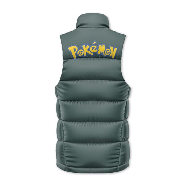 Snorlax Pokemon Sleeveless Down Jacket