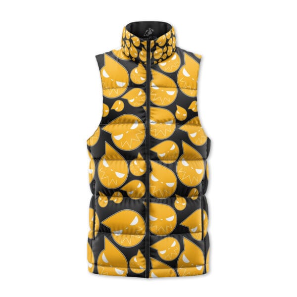 Soul Symbol Soul Eater Sleeveless Down Jacket