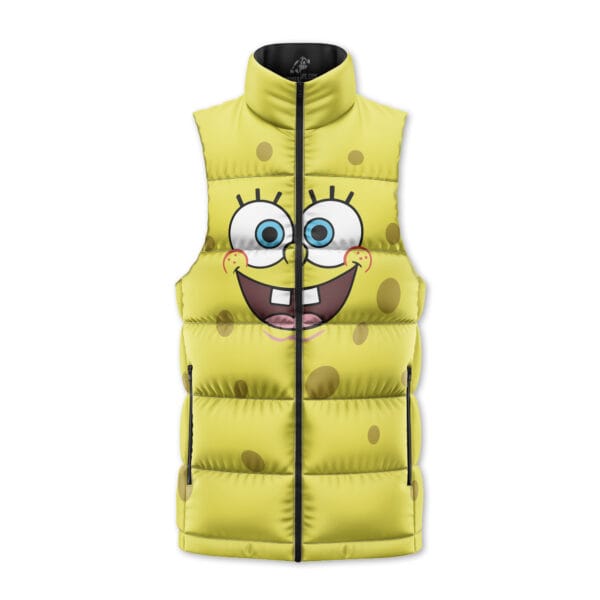 Spongebob Squarepants Sleeveless Down Jacket