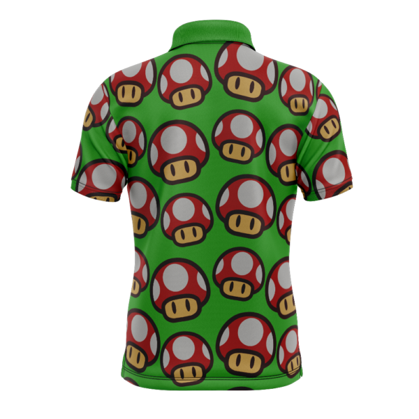 Super Mushroom Super Mario Polo Goft Shirt