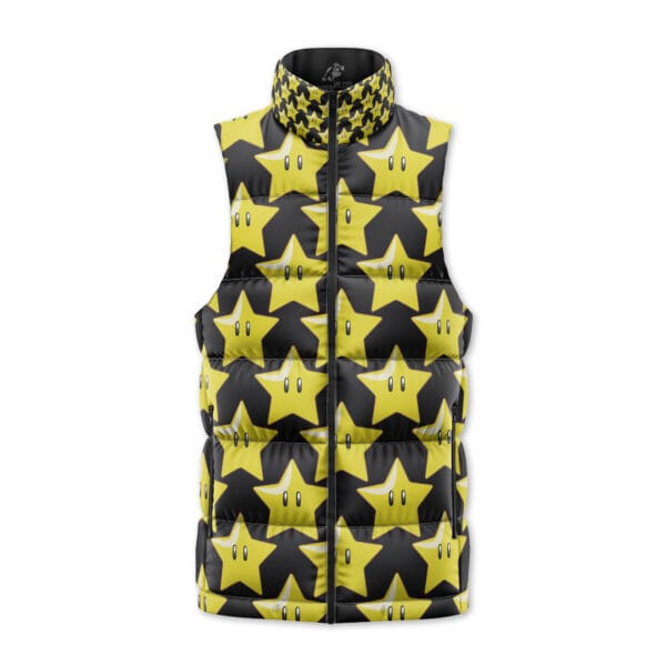 Super Star Super Mario Sleeveless Down Jacket 2