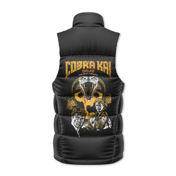 Sweep The Leg Cobra Kai Sleeveless Down Jacket