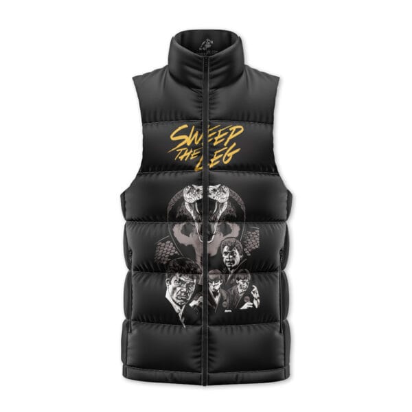 Sweep The Leg Cobra Kai Sleeveless Down Jacket