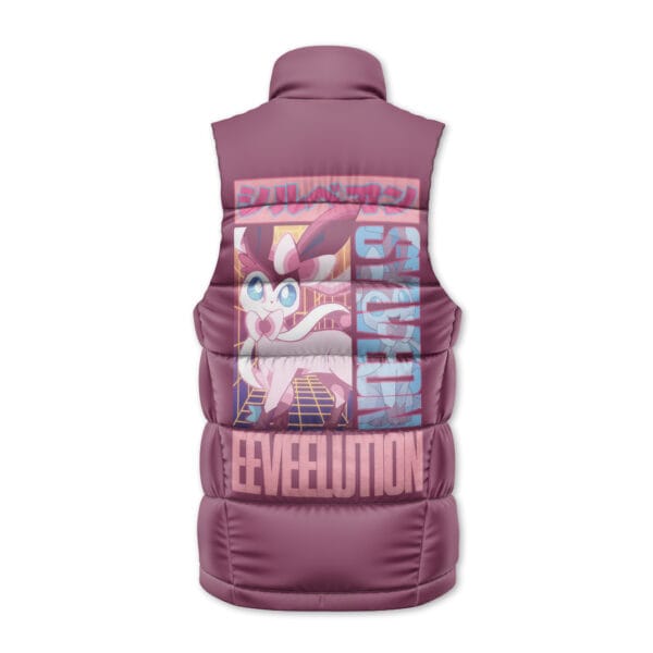 Sylveon Pokemon Sleeveless Down Jacket 2