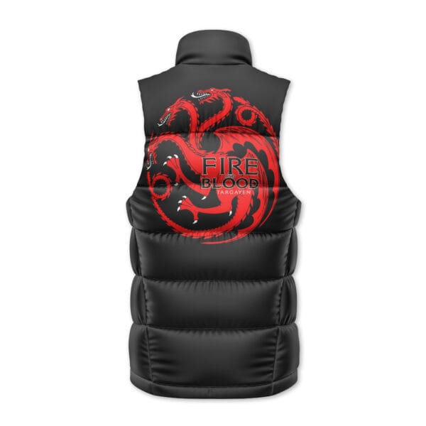 Targaryens Of Dragonstone Game Of Thrones Sleeveless Down Jacket