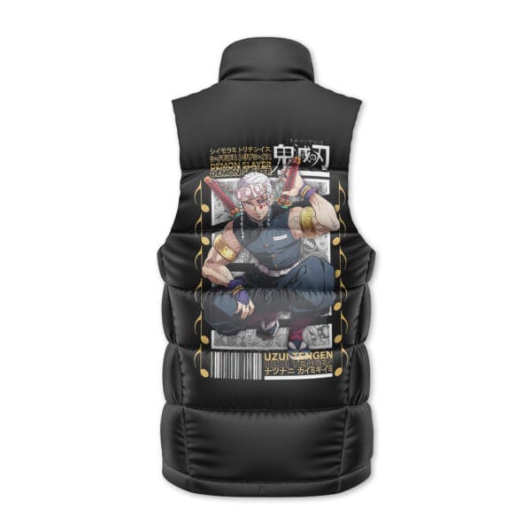 Tengen Uzui Sound Hashira Demon Slayer Sleeveless Down Jacket