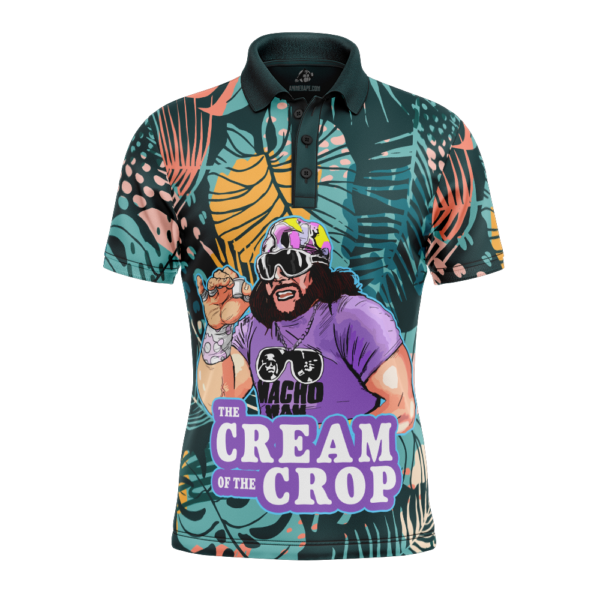 The Cream Of The Crop Pro Wrestling Tropical V2 Polo Shirt