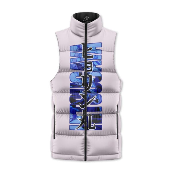 Anime Toshiro Hitsugaya Tybwa Bleach Sleeveless Down Jacket