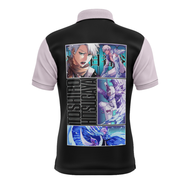 Anime Toshiro Hitsugaya Tybwa Bleach Polo Goft Shirt Anime