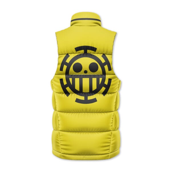 Trafalgar D Water Law One Piece Sleeveless Down Jacket